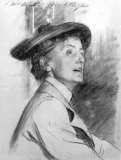 Dame Ethel Smyth, historische Porträtzeichnung (1901)