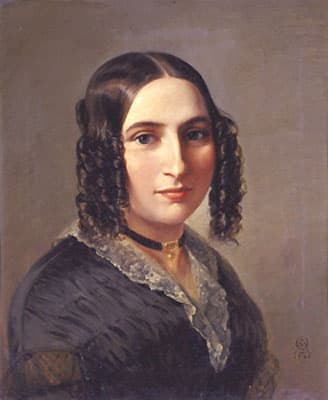 Fanny Hensel (1842) von Moritz Daniel Oppenheim